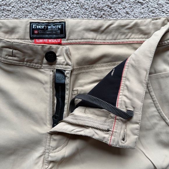 686 Everywhere Pants Slim Fit 32x32 - Picture 4 of 4